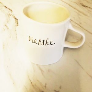 Rae Dunn “ Breath” small print coffee mug